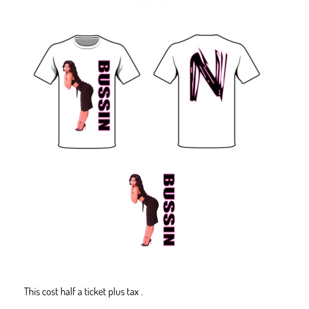 Nicki Minaj BUSSIN T Shirt !